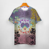 Rebel Heart Embossed Pattern Cotton T-Shirt
