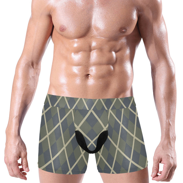 Argyle Men's Elephant Pouch Boxer Briefs