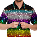 Mosaic Color Palette Button Down Shirt