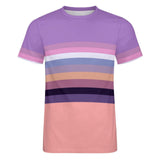 Color Palette Stripes Cotton T-shirt 5
