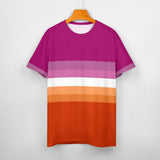 Color Palette Stripes Cotton T-shirt 31