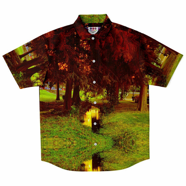 Autumn Pond Button Down Shirt