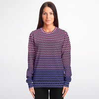 Color Palette Knit Effect Sweatshirt