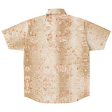 Embossed Champagne Velvet Button Down Shirt
