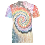 Multi-color Palette Tie Dye Cotton T-shirt 6