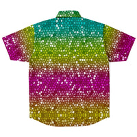 Mosaic Color Palette Button Down Shirt