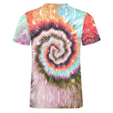 Multi-color Palette Tie Dye Cotton T-shirt 7