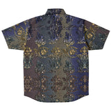 Linen Pattern Embossed Button Down Shirt 7