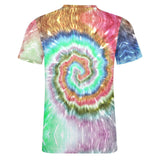 Multi-color Palette Tie Dye Cotton T-shirt 12