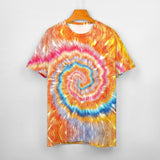 Orange Marmalade Color Palette Tie Tye Cotton T-shirt