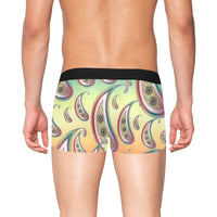 Paisley Pattern Boxer Briefs with Fly