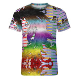 Rainbow Pride Abstract Pattern Cotton T-Shirt