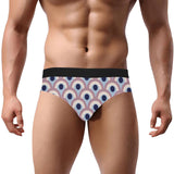 Rainbow Pattern Men's Mid Rise Briefs