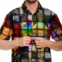 Mosaic Stone Button Down Shirt