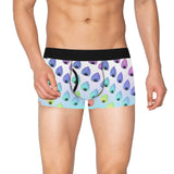 Leaf Pattern Boxer Briefs with Fly