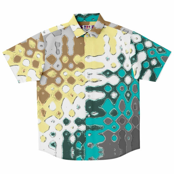 Liquid Chrome Button Down Shirt