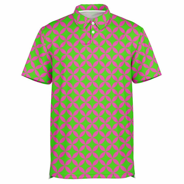 Geometric Star Polo Shirt