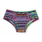 Waves tile pattern briefs