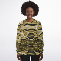 Gold Liquid Marble Sweatshirt