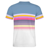 Color Palette Stripes Cotton T-shirt 51