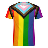 Progress Pride Flag Cotton T-Shirt