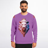 Mauve 3D Lion Sweatshirt