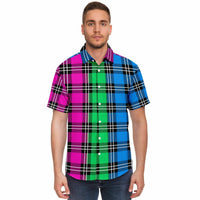 Pride Plaid Button Down Shirt