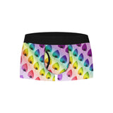 Leaf Pattern Boxer Briefs with Fly