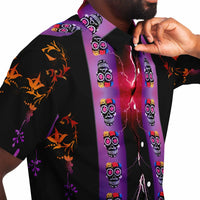 Day of the Dead Button Down