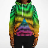 Pyramid Knit Effect Hoodie