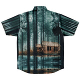 Haunted Cabin Button Down