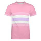 Color Palette Stripes Cotton T-shirt 40
