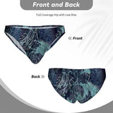 Men's Bikini Underwear Teal Wood