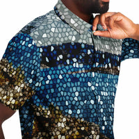 Mosaic Landscape Button Down Shirt