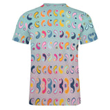 Paisley Pattern Cotton T-Shirt