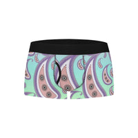 Paisley Pattern Boxer Briefs with Fly