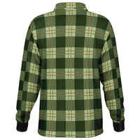 Native Species Plaid Long Sleeve Polo