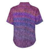 Gradient Texture Pattern Faux Linen Button Down Shirt with chest pocket 20