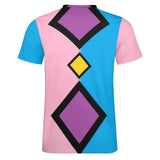 Pride Jester Diamond Colors Cotton T-Shirt