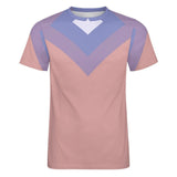 Pride V-neck Illusion Cotton T-Shirt 7