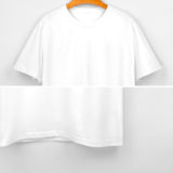 Unisex Half Rainbow Pattern Cotton T-Shirt