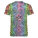 Unisex Abstract Art Cotton T-Shirt