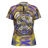 Disco Design Stand Up Collar Polo