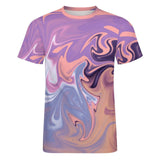 Liquid Paint Effect Cotton T-Shirt 2