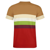Color Palette Stripes Cotton T-shirt 16