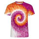 Multi-color Palette Tie Dye Cotton T-shirt 28