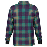 Coat Plaid Long Sleeve Polo