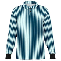 Striped Long Sleeve Polo