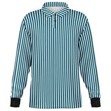 Striped Long Sleeve Polo