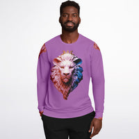 Mauve 3D Lion Sweatshirt